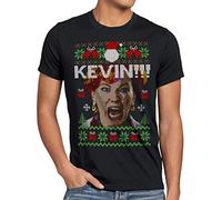 style3 Kevin Tout Seul T-Shirt Homme Maman Rate Avion Pull de noël Ugly Sweater, Taille: