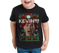 style3 Kevin Tout Seul T-Shirt pour Enfants Maman Rate Avion Pull de noël Ugly Sweater, Taille: