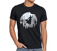 style3 Londres Pleine Lune T-Shirt Homme Mary Poppins, Taille: