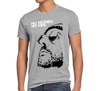 style3 No Women, No Kids T-Shirt Homme Léon The Professional Portman Nathalie reno Jean, Taille:L, Couleur:Gris chiné