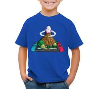 style3 Oeuf de Poisson-rêve Switch T-Shirt pour Enfants Link Princesse Awakening, Couleur:Bleu, Taille:140