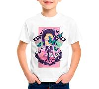 style3 Shinobu Butterfly T-Shirt pour Enfants Demon Anime Japan Manga, Taille:140