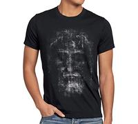 style3 Suaire de Turin T-Shirt Homme Fils de Dieu Jésus, Taille: