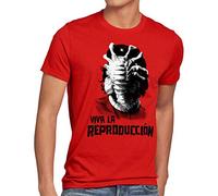style3 Viva Facehugger T-Shirt Homme Guevara aggripeur de Visage Revolution Che Xenomorph, Taille:, Couleur:Rouge