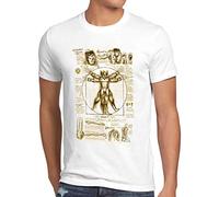 style3 Wolverine de Vitruve T-Shirt Homme Logan Comic cine Mutant Lame, Taille:, Couleur:Blanc