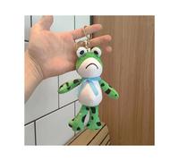 (StyleB) Porte-clés en peluche grenouille super doux de 15 cm, jouet animal en peluche à longues jambes