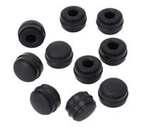 Stylebest 10pcs de Purge de Frein Bouchons à Vis, 222101 Caoutchouc Zerk Raccord Bouchon de Frein de Purge Couvercle Anti-poussière, Couvercle de Mamelon de Graisse, pour Moto Accessoires