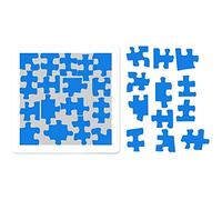 Stylebest 29 Pièces de Puzzles Difficiles, Jouets D'intelligence de Défi Cérébral de Niveau 10 avec 5 Pièces à Angle Droit, pour Les Compétences D'observation et de Raisonnement (Scie sauteuse de