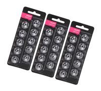 Stylebest 30pcs Dômes D'aide Auditive, Dômes de Remplacement pour Aides Sonores, pour MiniFit Double Vent Monocouche Anti Statique Silicone Dômes Ouverts PES A02 (6 mm)