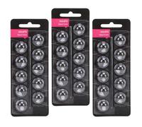 Stylebest 30pcs Dômes D'aide Auditive, Dômes de Remplacement pour Aides Sonores, pour MiniFit Double Vent Monocouche Anti Statique Silicone Dômes Ouverts PES A02 (5 mm)