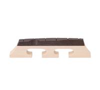 Stylebest 6 String Banjo Bridge Premium Ebony Maple Design pour améliorer le son banjo idéal pour les joueurs de banjo et les passionnés à la recherche de l'amélioration du ton