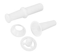 Stylebest Accessoire de Broyeur Poussoir Alimentaire Kubbe Buse de Remplissage de Saucisse pour Hachoir à Viande 7# Utilisation Universelle en Cuisine Plastique ABS Durable 3 Pièces