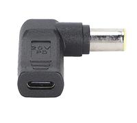 Stylebest Adaptateur Type-c vers DC, Connecteur PD Compact à Angle Droit pour Le Chargement d'un Ordinateur Portable, Conception ABS Durable, Plug and Play, 1 unité