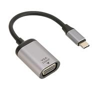 Stylebest Adaptateur USB C vers VGA avec Conception en Alliage D'aluminium pour écran HD à Résolution 1920x1200 pour Ordinateurs Portables et Projecteurs