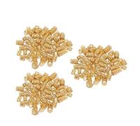 Stylebest Anneaux de Cheveux Dreadlock, 3 Sacs 100 Pièces de Perles de Tressage de Cheveux en Métal avec des Motifs Exquis pour Cheveux, Barbe, Collier, Bracelet