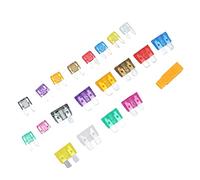 Stylebest Assortiment de Fusibles à Lame, 220 Pièces, Fusibles à Code Couleur à Action Rapide pour Voitures, Camions, VTT, Camping-car, Boîtier Transparent