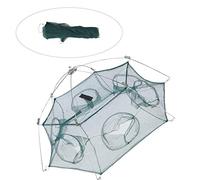 Stylebest Attrape-Filet de Pêche Pliable Portable avec Grande Fermeture éclair pour Un Accessoire Facile de Piège à Crevettes et à Appâts 100 Cm/39,4 Pouces Vert