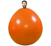 Stylebest Ballon Humain Géant de 72 Pouces, Ballon Rond en Latex épais pour Décoration de Fête d'anniversaire de Mariage, avec Caractéristiques Rebondissantes et Réutilisables (Orange)