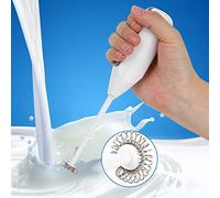 Stylebest Batteur à œufs électrique F-012, Mini Mousseur à Lait Portable pour café et Lait, Machine à Mousse en Plastique ABS Légère de 7,8 Pouces