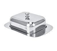 Stylebest Boîte à beurre en acier inoxydable brillant conservateur de fraîcheur durable pour la cuisine à la maison 19 x 12,3 cm 1 unité