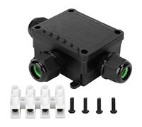 Stylebest Boîte de Jonction étanche et Durable, Classée IP68 pour les Applications LED Extérieures, Câblage PA66 10-14 Mm, 1 unité