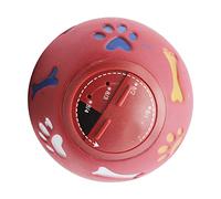 Stylebest Boule Distributrice de Friandises pour Chiens, Réglable pour Une Alimentation et Une Mastication Lentes, Jouet Puzzle en Caoutchouc et en Plastique Sûr pour Chiots (M 11 cm/4.diamètre)