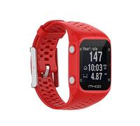 Stylebest Bracelet de Montre de Rechange en Silicone, Compatible avec la Montre Intelligente de Sport GPS M400 M430, Bracelet Doux et Confortable avec Installation Facile à Clipser, Accès (rouge)