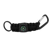 Stylebest Bracelet Paracorde avec Boussole Équipement de Survie Extérieur élégant et Durable pour Camping Randonnée et Urgence Noir 15 Cm 1 Unité