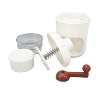 Stylebest Broyeur à Glace à Manivelle Machine à Glace Rasée Manuelle Portable pour Boissons Glacées Rafraîchissantes, Idéal pour les Fêtes d'été, fabriqué en Plastique ABS et en Acier Inoxydable