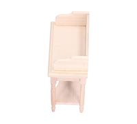 Stylebest Bureau de Maison de Poupée Miniature 1:12, Design Moderne pour Salon, Chambre à Coucher, Salle D'étude, 8.6x8.5x4.4cm