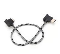Stylebest Câble de Données à Angle Droit de Type C vers USB pour un Transfert de Données Rapide pour Télécommande Air 2/Mini 2, Nylon Durable, 30 Cm