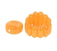Stylebest Canapé Gonflable, Magnifique Siège de canapé Gonflable Portable pour Activités Amusantes en Intérieur et en Extérieur, 29,5x22 Pouces, Couleur Bonbon en PVC Transparent (Orange)