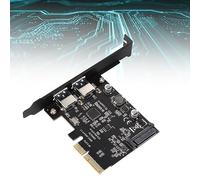 Stylebest Carte D'extension USB3.2 avec Deux Ports Type-C et Type-A pour Une connectivité de Bureau Améliorée dans Les Versions PC Noir