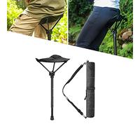 StyleBest Chaise de Camping Pliante - Chaise Pliante télescopique à Une Jambe Tabouret de Camping Chaise Haute réglable à Une Jambe pour la pêche en Camping