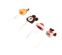 Stylebest Chapeau tricoté pour Petits Animaux, 4 Pièces, Chapeaux Respirants Mignons pour Hamsters, Lapins et Lézards, en Polyester Doux