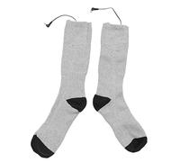 Stylebest Chaussettes Chauffantes électriques pour Une Chaleur Confortable 3 Réglages de Chaleur pour Les Sports d'hiver et Les Activités de Plein Air Cachemire Modal 1 Paire (Grise)