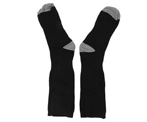 Stylebest Chaussettes Chauffantes électriques pour Une Chaleur Confortable 3 Réglages de Chaleur pour Les Sports d'hiver et Les Activités de Plein Air Cachemire Modal 1 Paire (Noire)