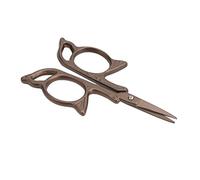 Stylebest Ciseaux Papillon Exquis, Mini Ciseaux de Couture au Design Rétro pour L'artisanat de Broderie, Acier Inoxydable Bronze 1 Pièce