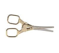 Stylebest Ciseaux Vintage en Acier Inoxydable, Ciseaux de Tailleur Durables pour Ongles en Tissu, Outils de Bricolage, Utilisation en Salon à Domicile, or et Rose Rouge (tour (or))