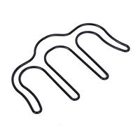 Stylebest Clips de Support de Page de Musique, Pinces de Livre et de Notes Légères et Durables pour Musiciens, Ensemble de 2 Pièces en Fer Métallique, Taille de 6.5cm (Noire)