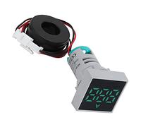 Stylebest Compteur de Courant Numérique, Ampèremètre Compact de Haute Précision, Mesure le Courant pour une Utilisation en Extérieur, 220 V AC, Plage 0~100 A (Verte)