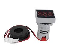 Stylebest Compteur de Courant Numérique, Ampèremètre Compact de Haute Précision, Mesure le Courant pour une Utilisation en Extérieur, 220 V AC, Plage 0~100 A (Rouge)