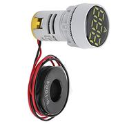 Stylebest Compteur de Courant Numérique Compact et Léger, Indicateur de Signal AC 220V pour une Utilisation en Extérieur, 1 X Ampèremètre Numérique (Jaune)