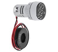 Stylebest Compteur de Courant Numérique Compact et Léger, Indicateur de Signal AC 220V pour une Utilisation en Extérieur, 1 X Ampèremètre Numérique (Blanche)