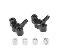 Stylebest Conception de Support de Moyeu en Alliage D'aluminium D'articulation de Direction RC pour Camion JLB 1/10 Série 2 Unités (Noire)