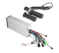 Stylebest Contrôleur de Scooter électrique sans Balais 36V/48V 1000W, avec Ensemble D'accélérateur Rotatif LCD 124DX pour Scooters électriques Haut de Gamme