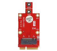 Stylebest Convertisseur Adaptateur M.2 vers Mini PCI-E avec Double Emplacement Nano SIM pour Ordinateurs de Bureau et Portables, Kit de Tournevis M2 Pratique