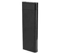 Stylebest Coque de Boîtier de Batterie 10x18650, Source d'alimentation Portable de Haute qualité, Kit de Batterie Externe pour Téléphones Portables, Noir, Blanc (Noire)