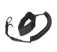 Stylebest Corde de Pied de Surf, Ceinture de Traction de sécurité Confortable en TPU pour Les Amateurs de Planches à Pagaie, Corde élastique de 10 Pieds de Haut (Noire)