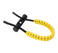 Stylebest Cordon tressé Réglable D'élingue de Poignet d'arc pour L'entraînement Confortable et Le Matériel en Nylon d'exercice (Jaune)